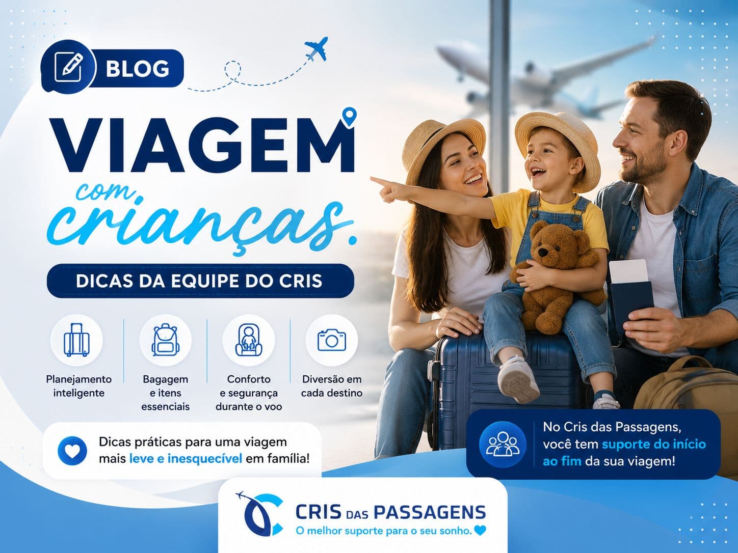 Viagem com crianças! Confira dicas valiosas!