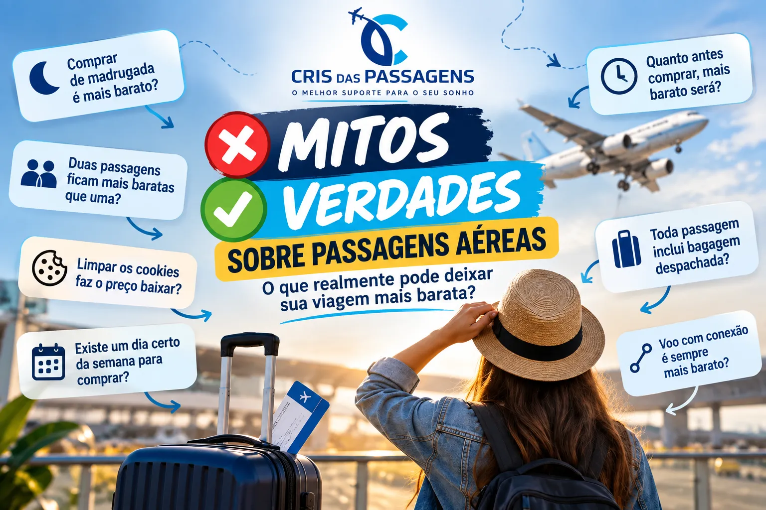 Mitos e Verdades sobre Passagens Aéreas